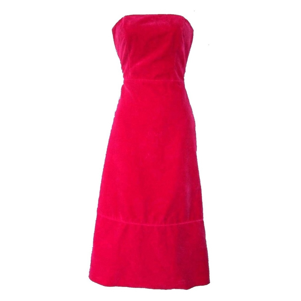 retro pink velvet dress size xs rockabilly prom